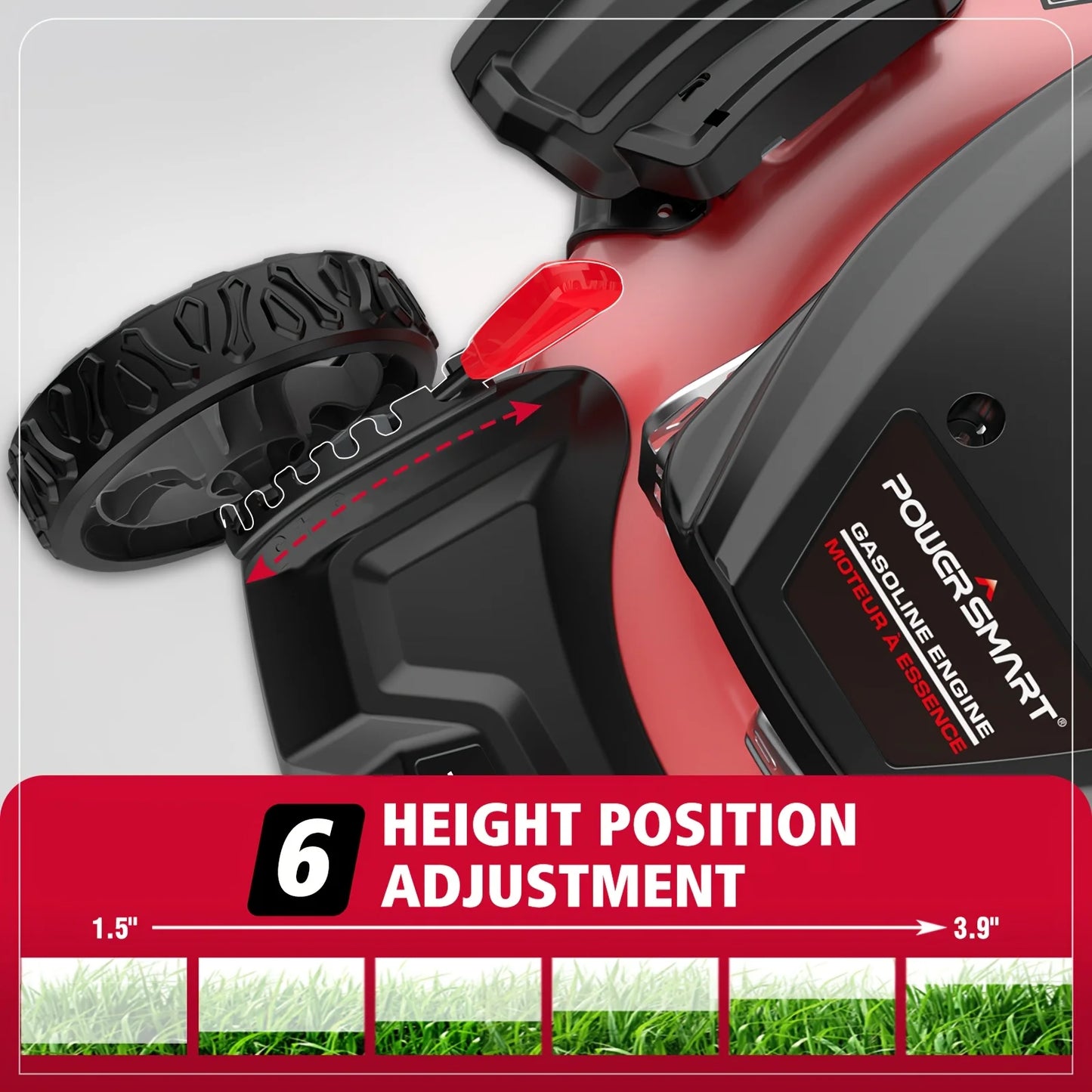 PowerSmart 21 in. Gas Push Lawnmower