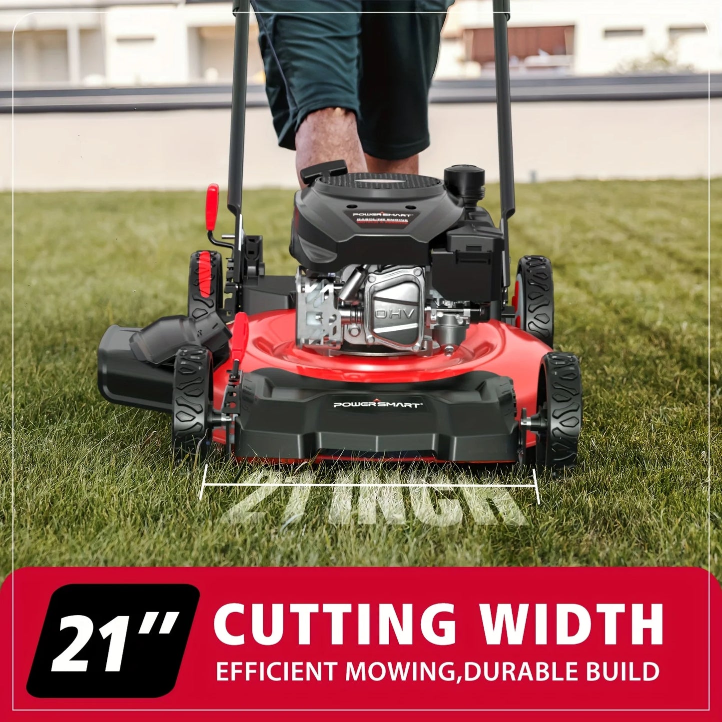 PowerSmart 21 in. Gas Push Lawnmower