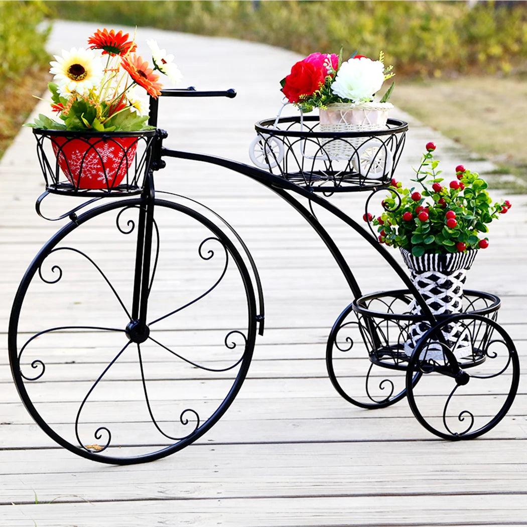Tricycle Plant Stand Flowerpot