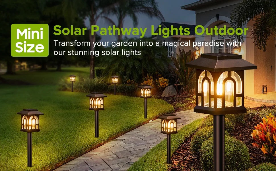 Solar Outdoor Pathway Yard Lights