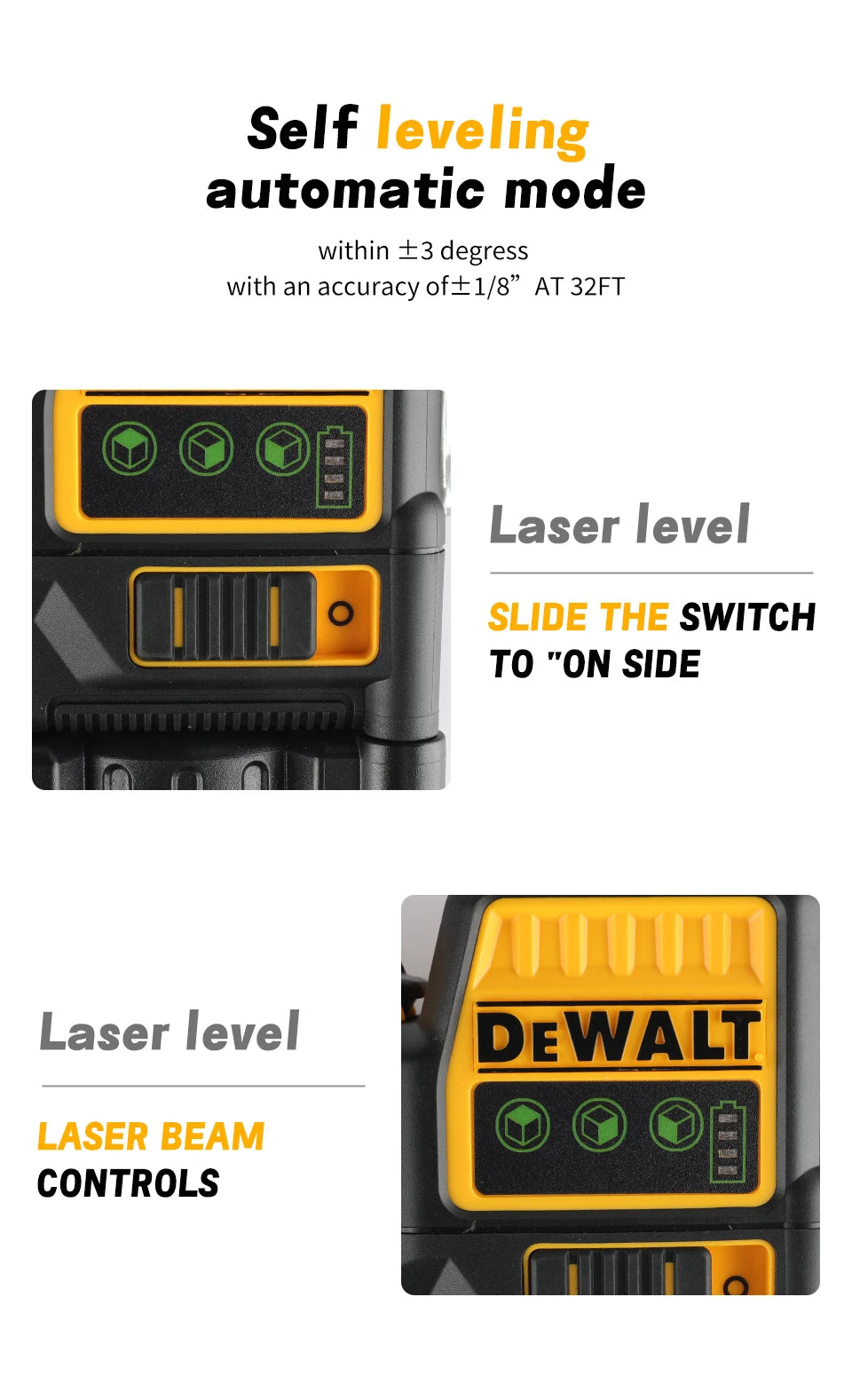 Laser Level with 12V Lithium Battery