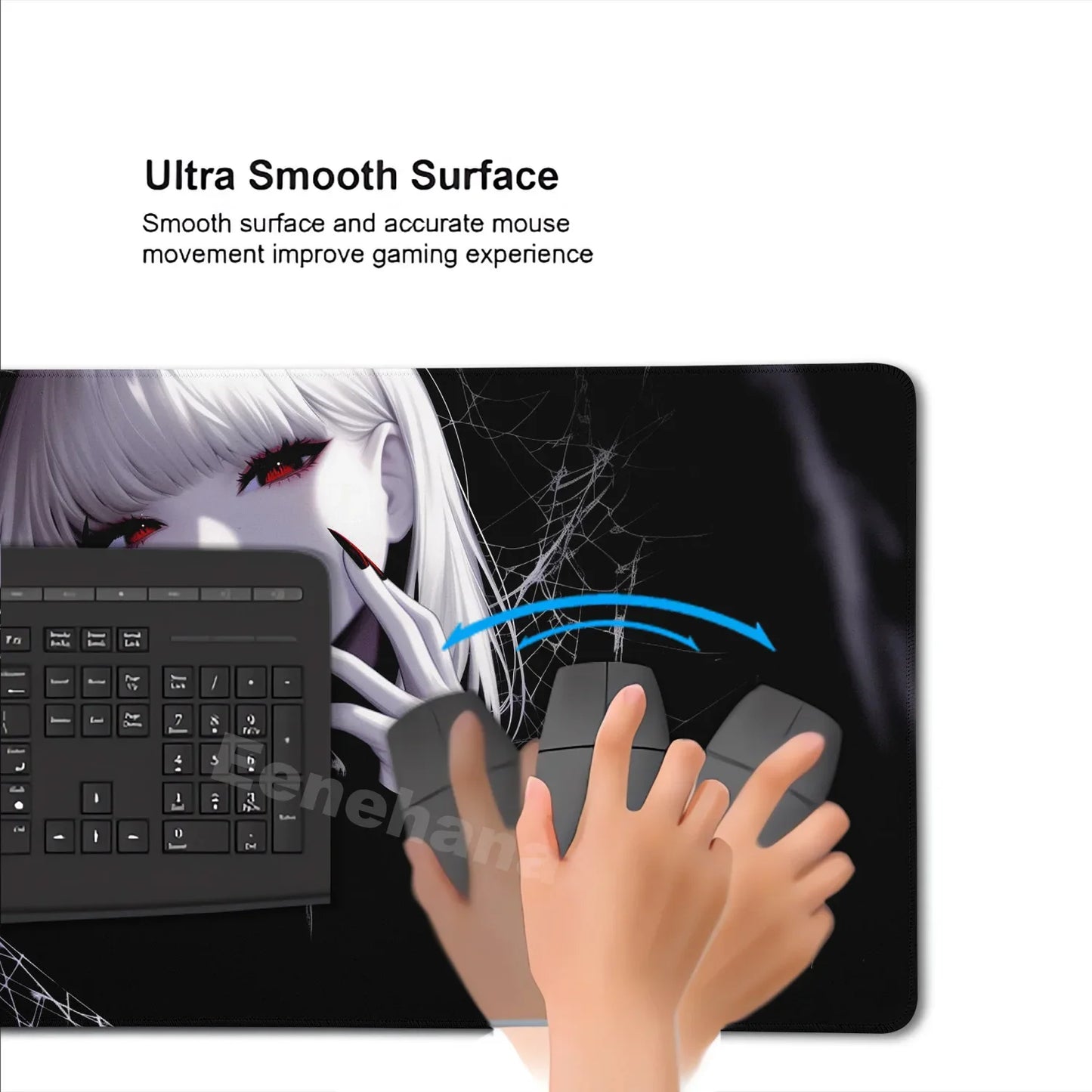 Devil Mask Rubber Mousepad