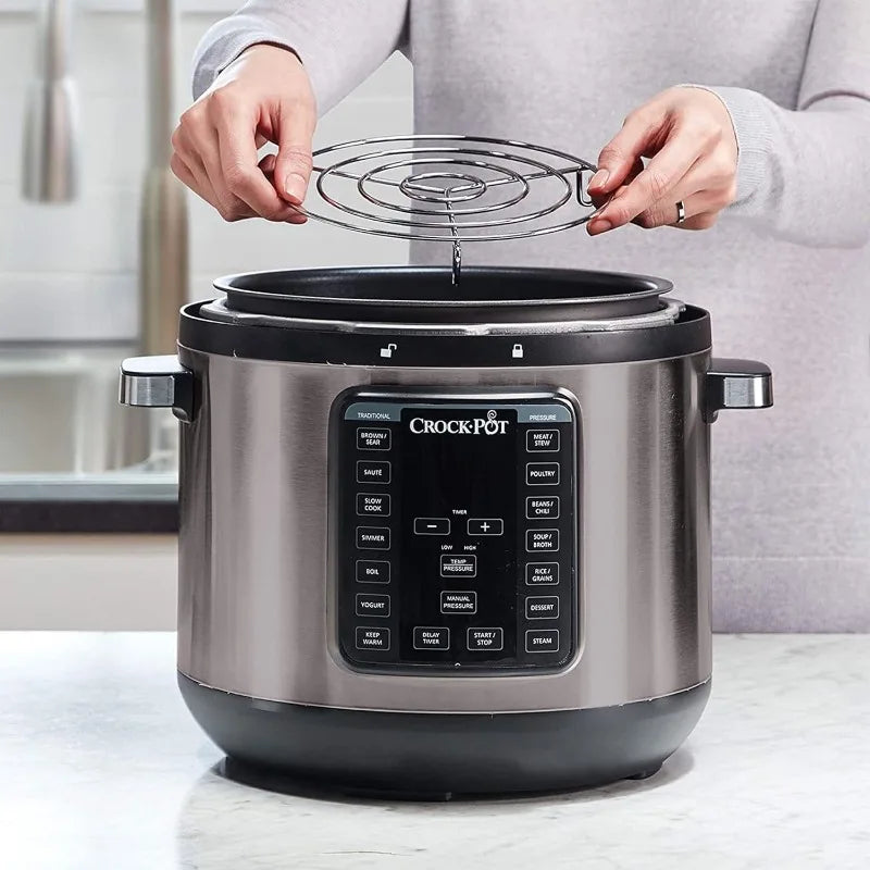 8-Quart Crock-Pot - Programmable Slow Cooker and Pressure Cooker