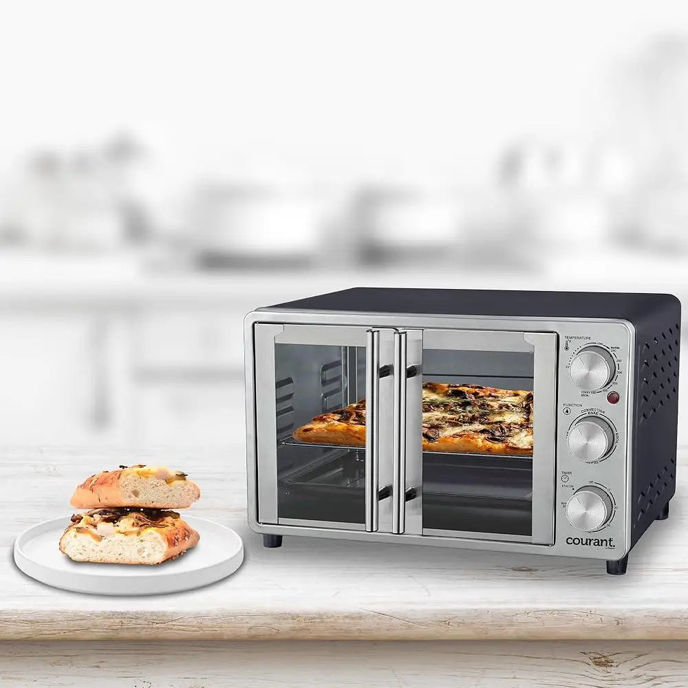 Convection Toaster Oven Broiler w/French Doors