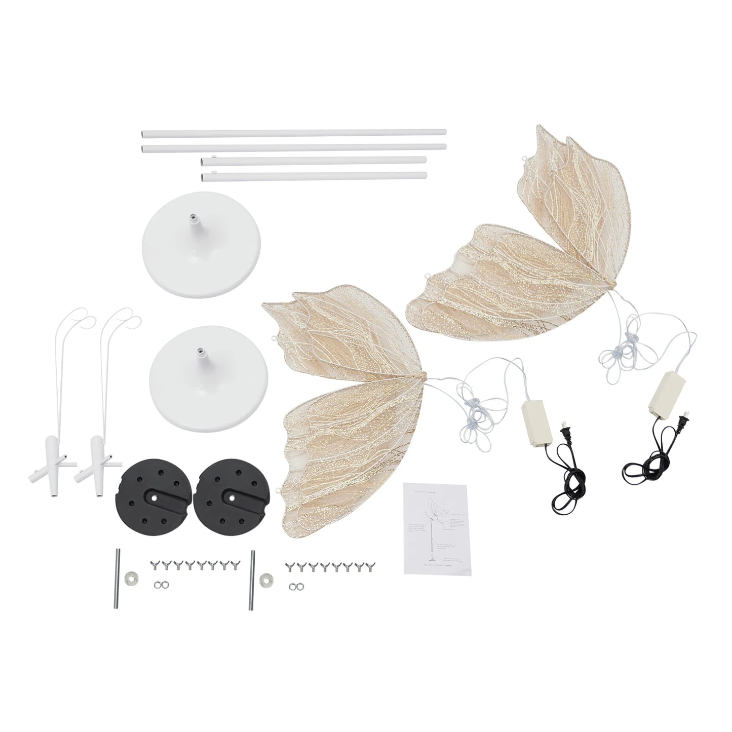 2pcs Creative Butterfly LED Floor Lamp
