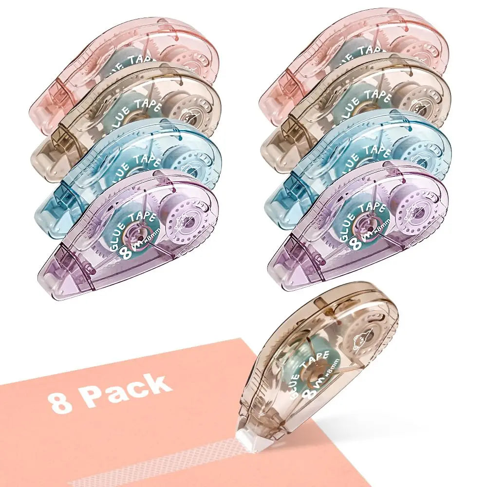 8-pack double-sided glue tape for scrapbooking