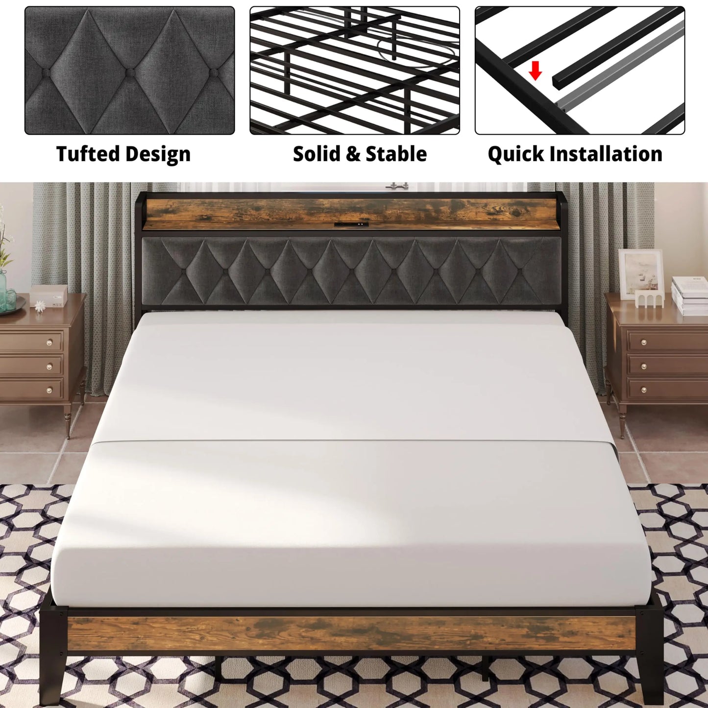 Twin/King/California King Bed Frames