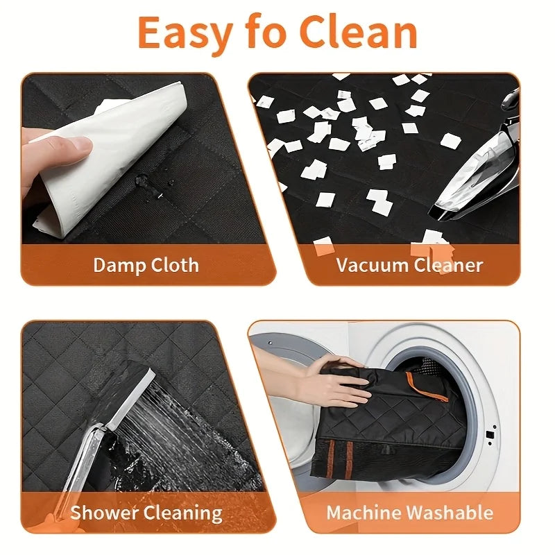 Durable Soft Pet Rear Seat Cover for Cars