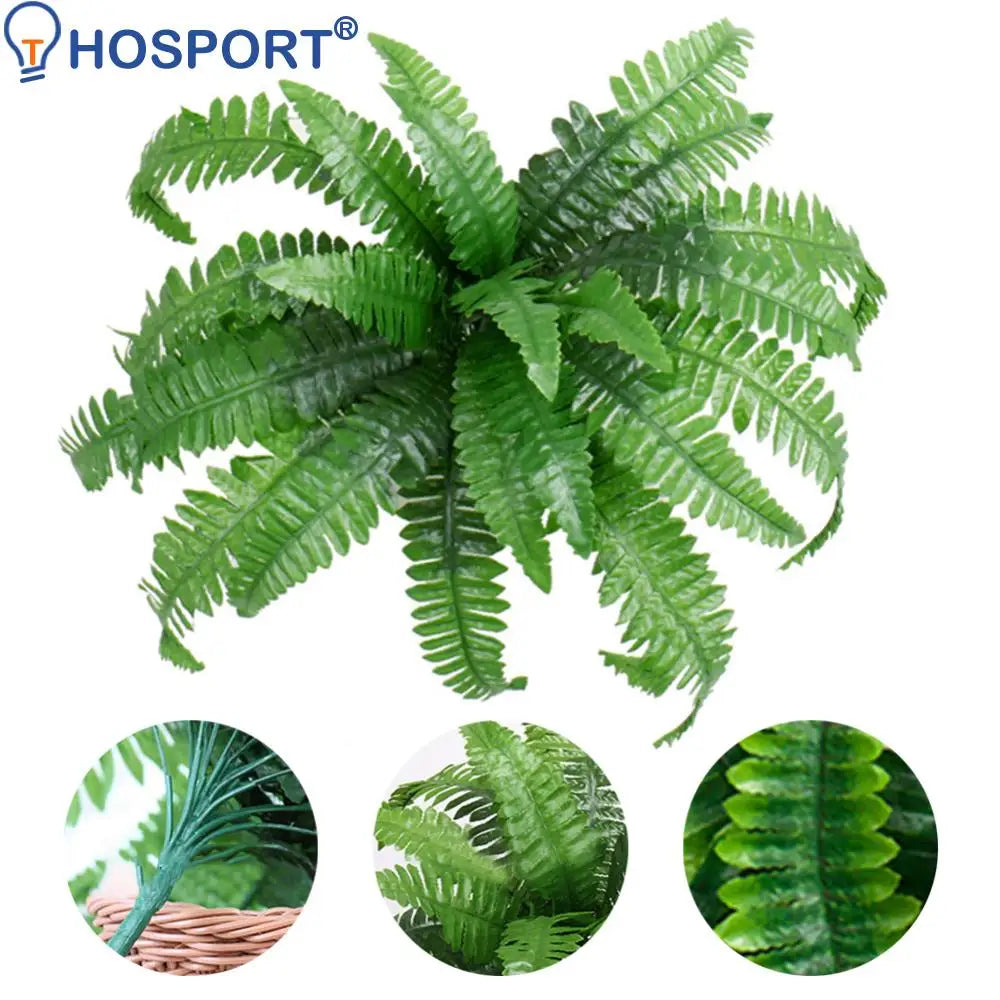 2Pcs Artificial Ferns Indoor Plants
