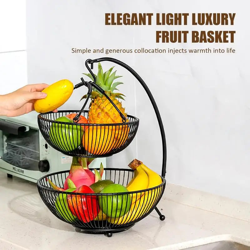 Kitchen Countertop Fruit and Vegetable Basket