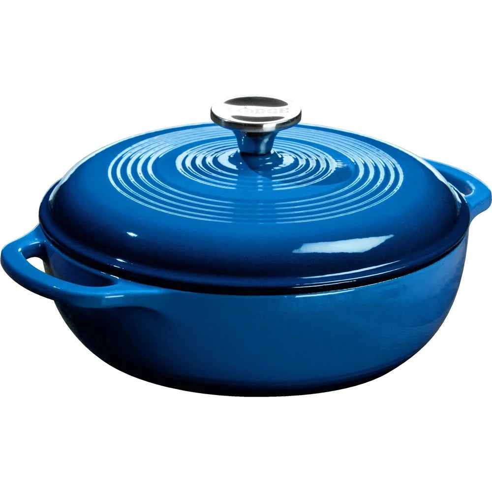 3 Quart Cast Iron Enameled Dutch Oven