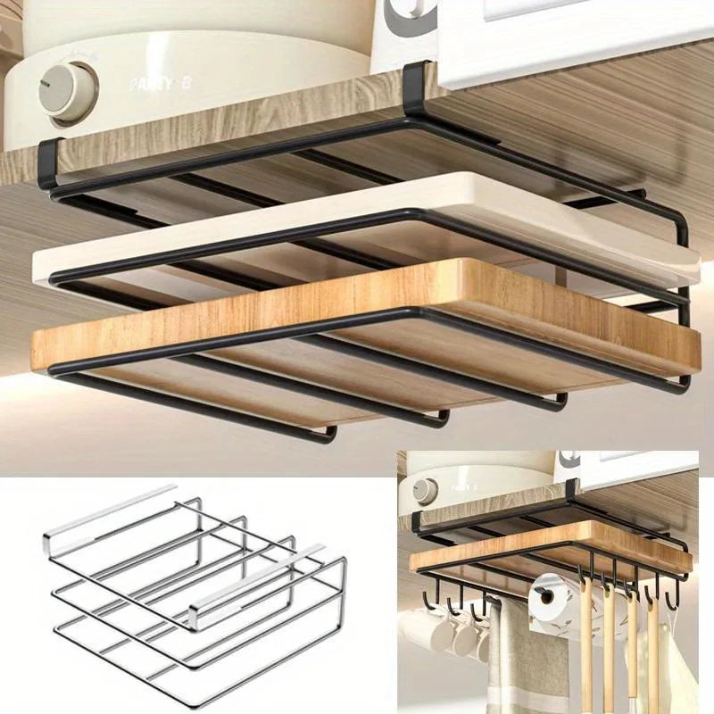 Under Kitchen Cabinet Hanging Rack