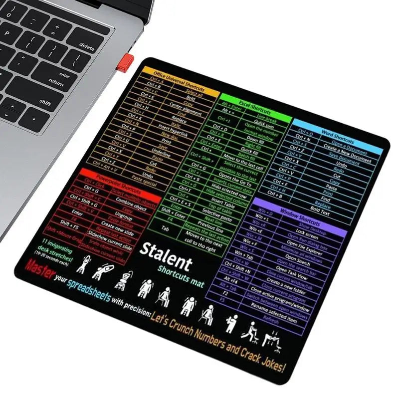 Shortcuts Software Mouse Pad