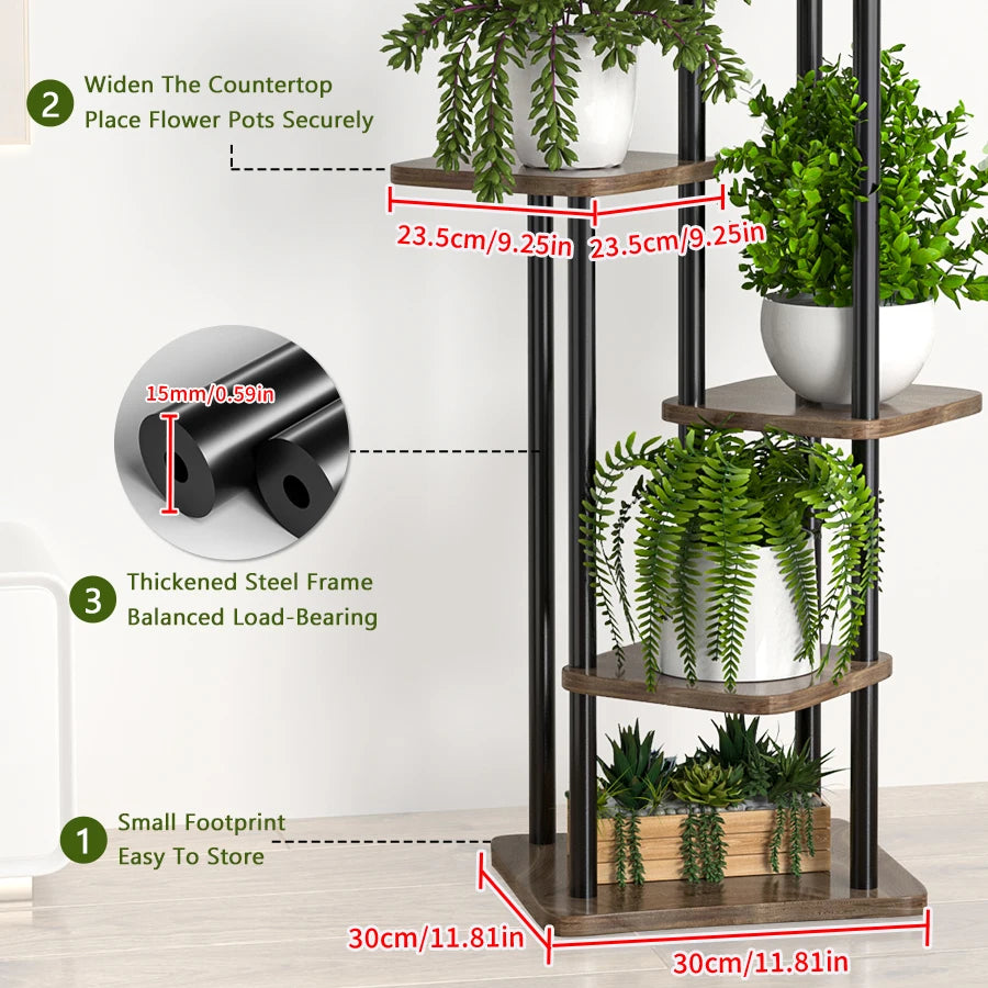 5 Tier Iron Plant Stand