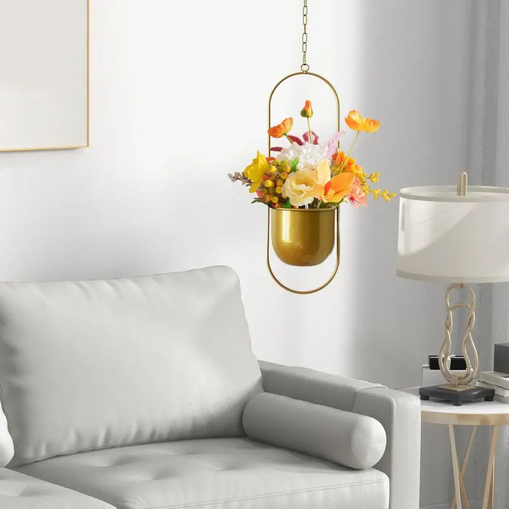 Indoor hanging pot planters