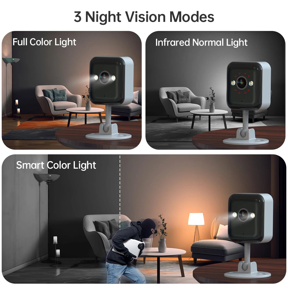Wi-Fi IP Surveillance Camera w/ Audio Video