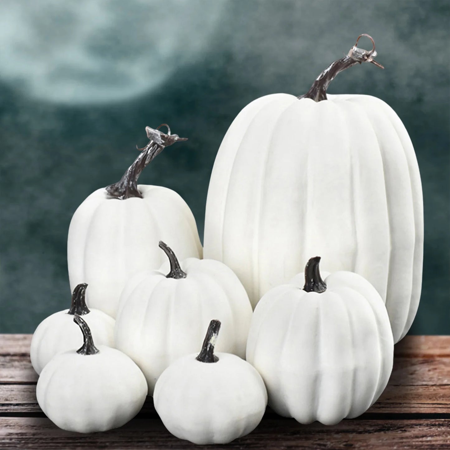 Realistic Artificial Halloween Pumpkin Ornaments