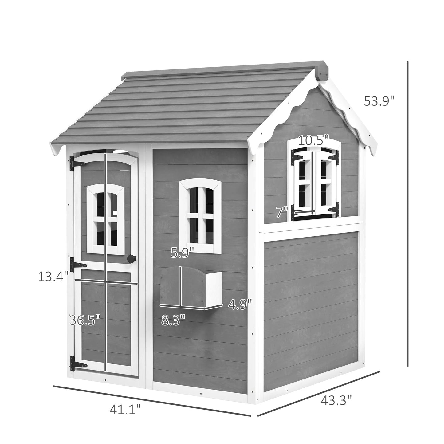Outdoor Wooden Playhouse for Kids