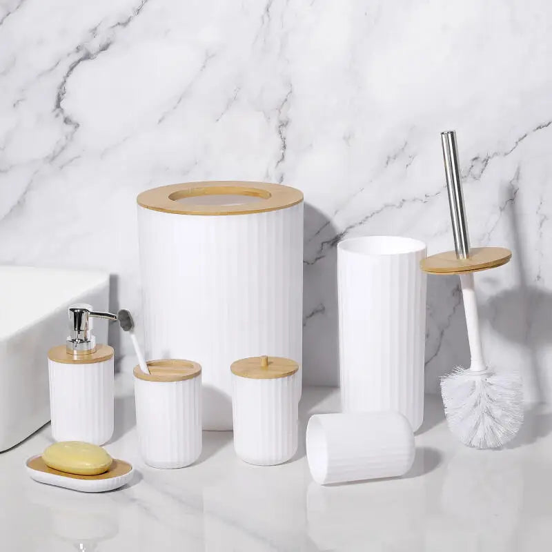 7 Pcs Bathroom Accessories Set