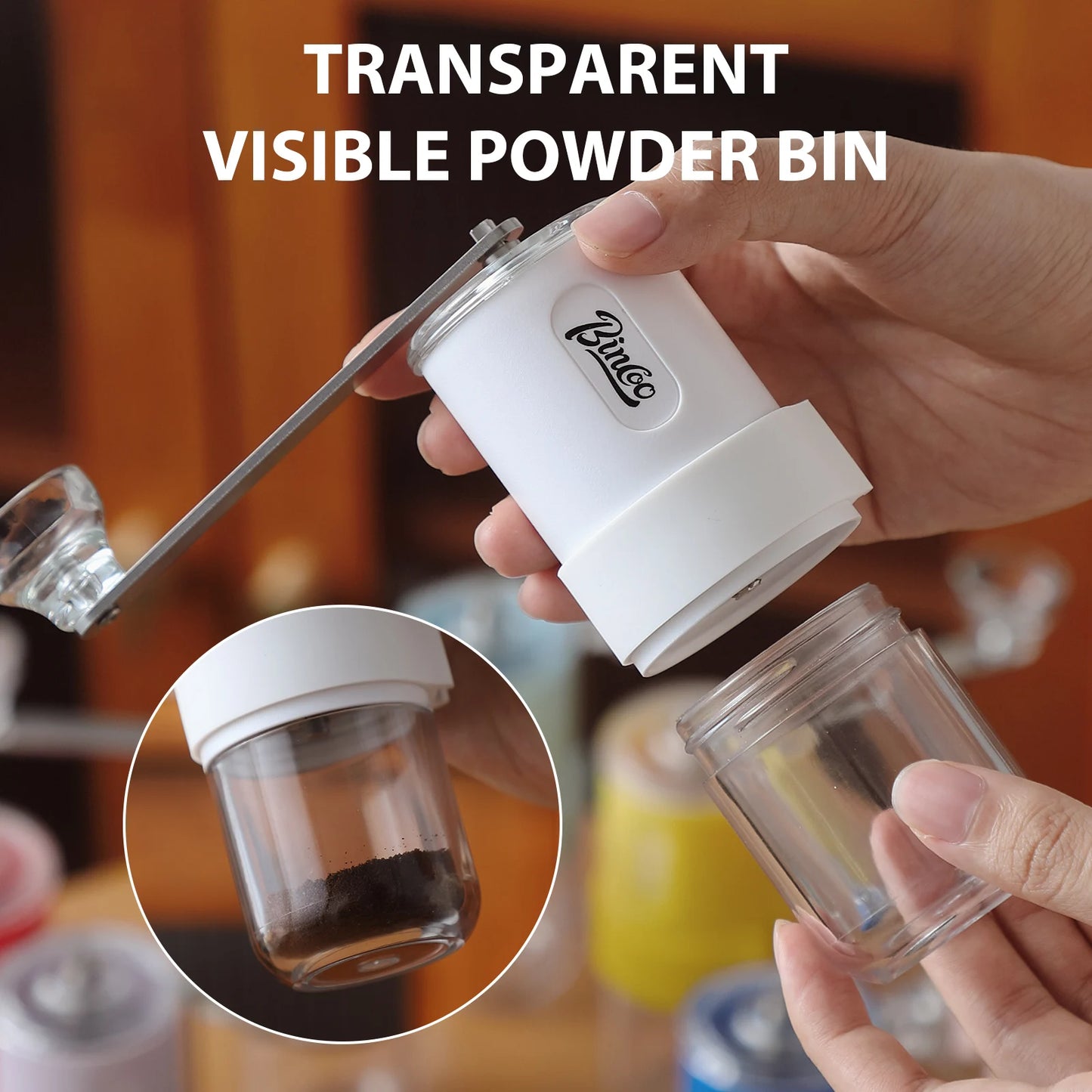Portable Manual Coffee Bean Grinder