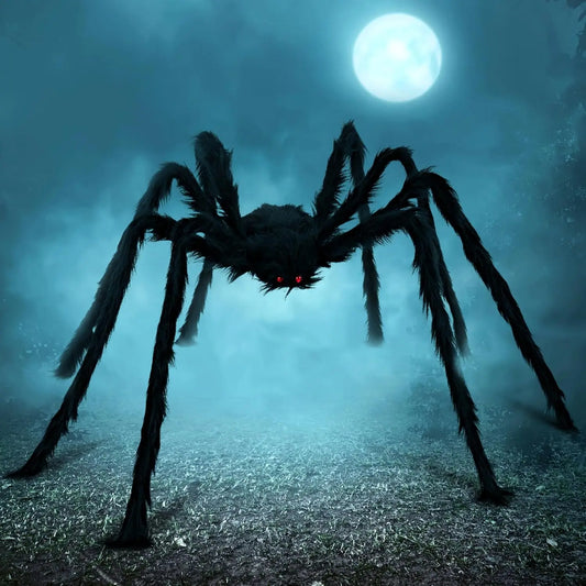 5 Ft Large Scary Halloween Spider for Yard Lawn