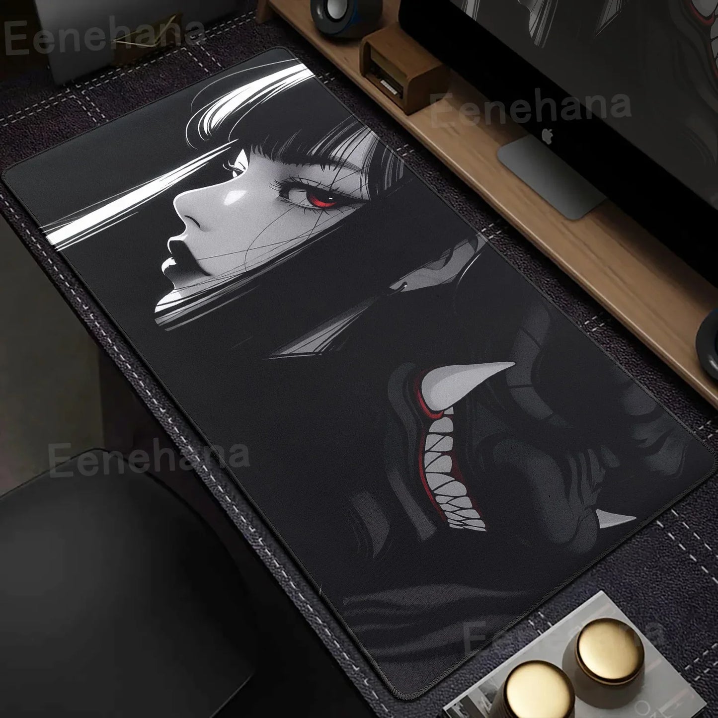 Devil Mask Rubber Mousepad