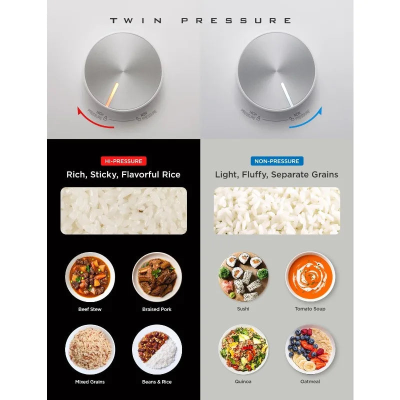 6-Cup Twin Pressure Rice Cooker