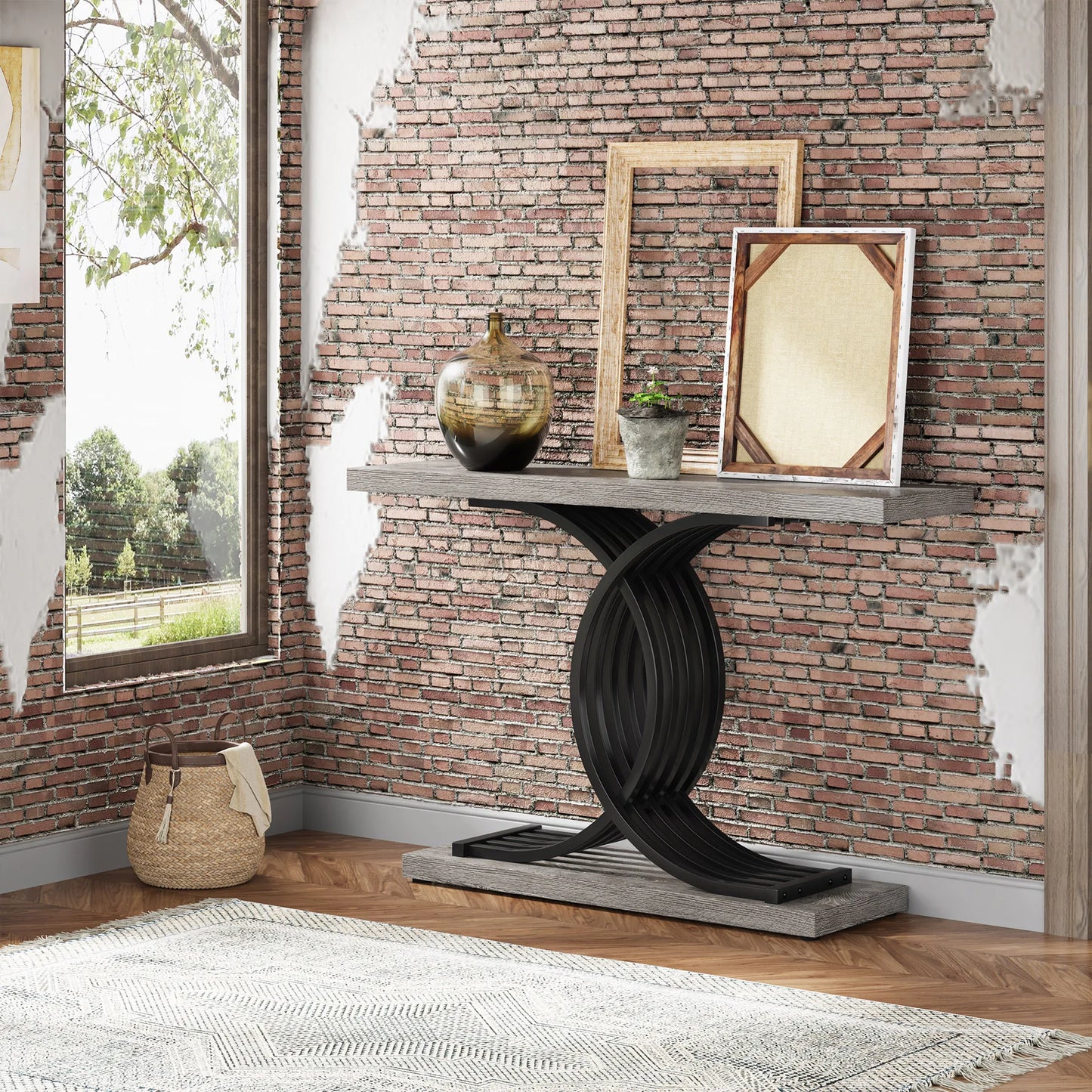 Gold Entryway Table