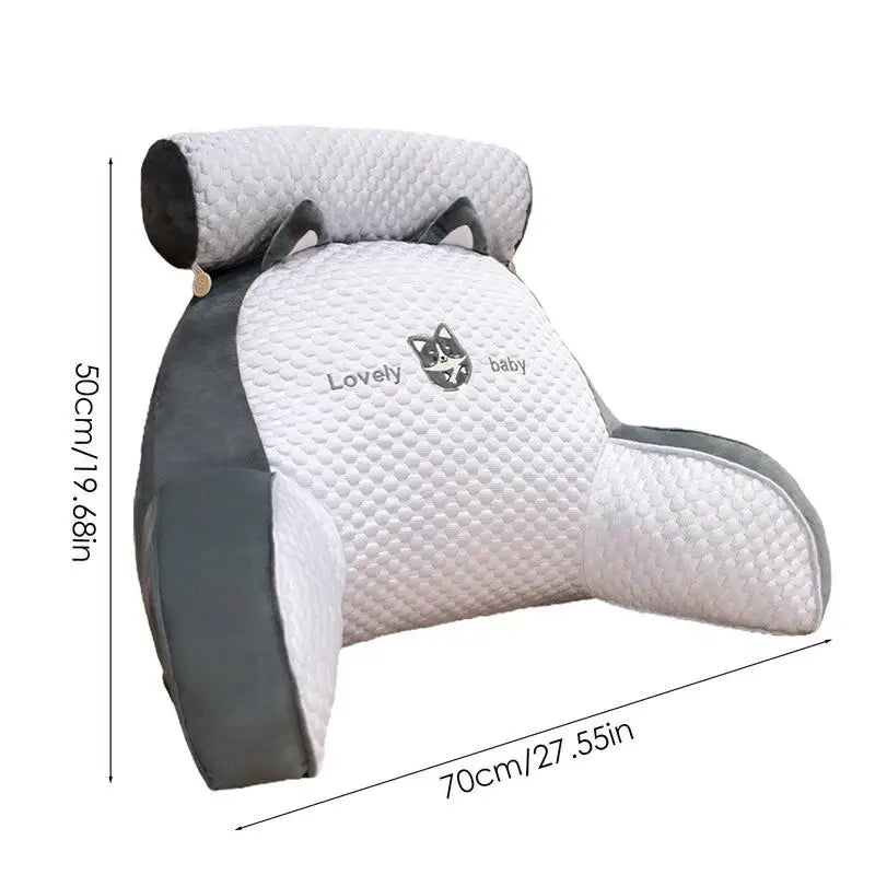 Ultra-Comfy Backrest Pillow with Arms
