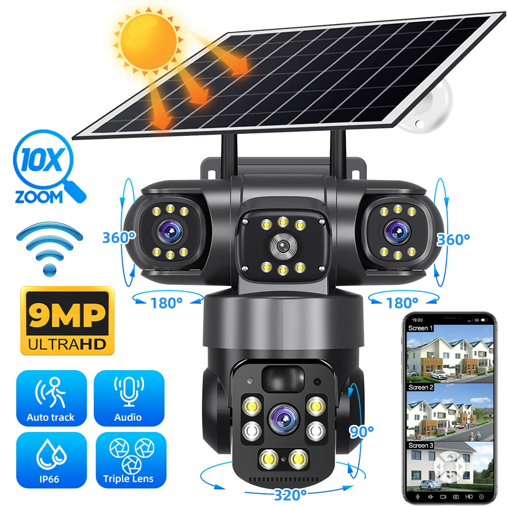 Full HD Solar Wi-Fi Surveillance Camera