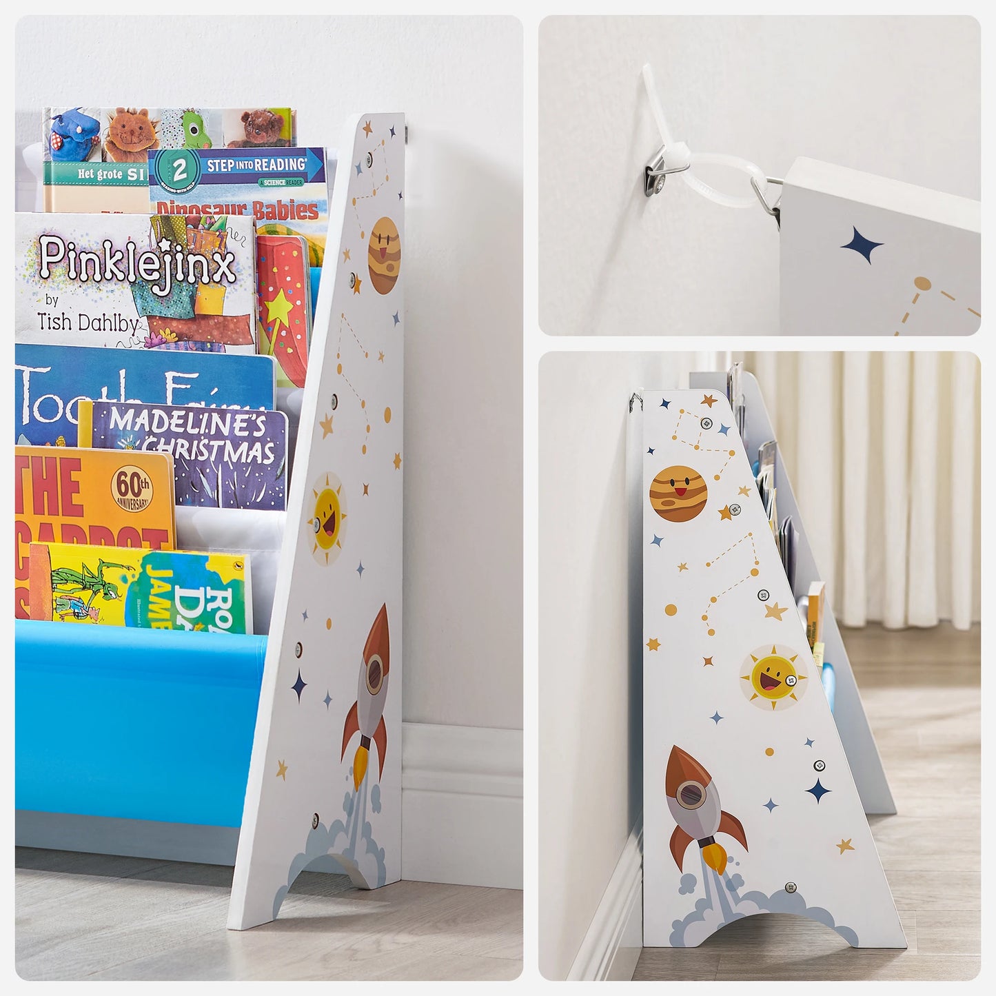 Kids’ Bookcase Organizer for Children's Playroom