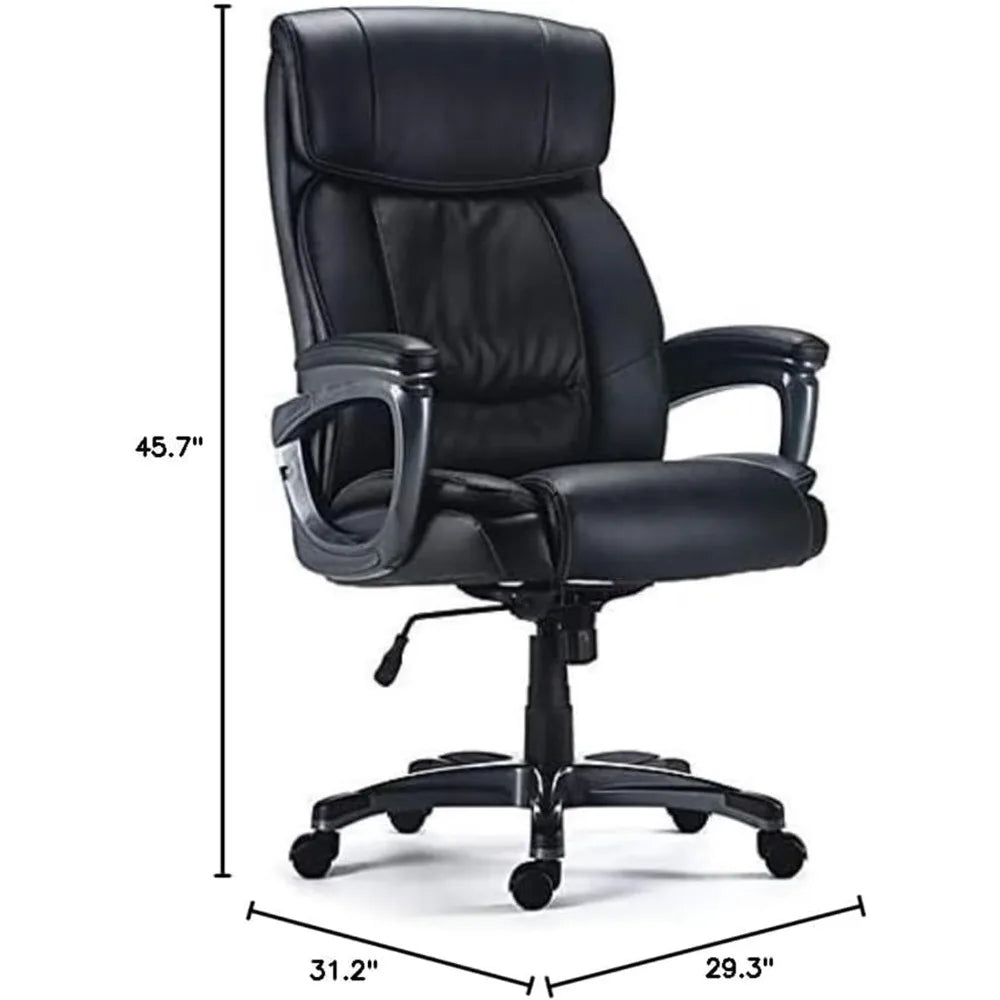 Leather Cushioned Office Chair
