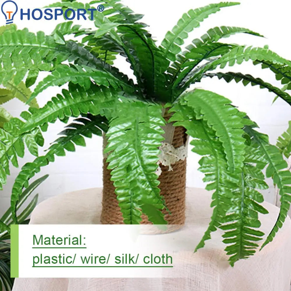2Pcs Artificial Ferns Indoor Plants