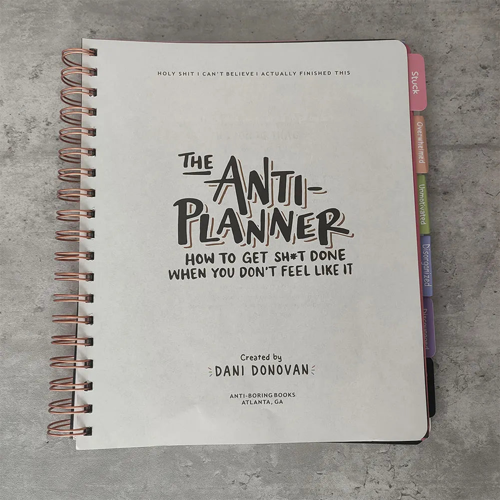 Anti-Planner Notebook Journal