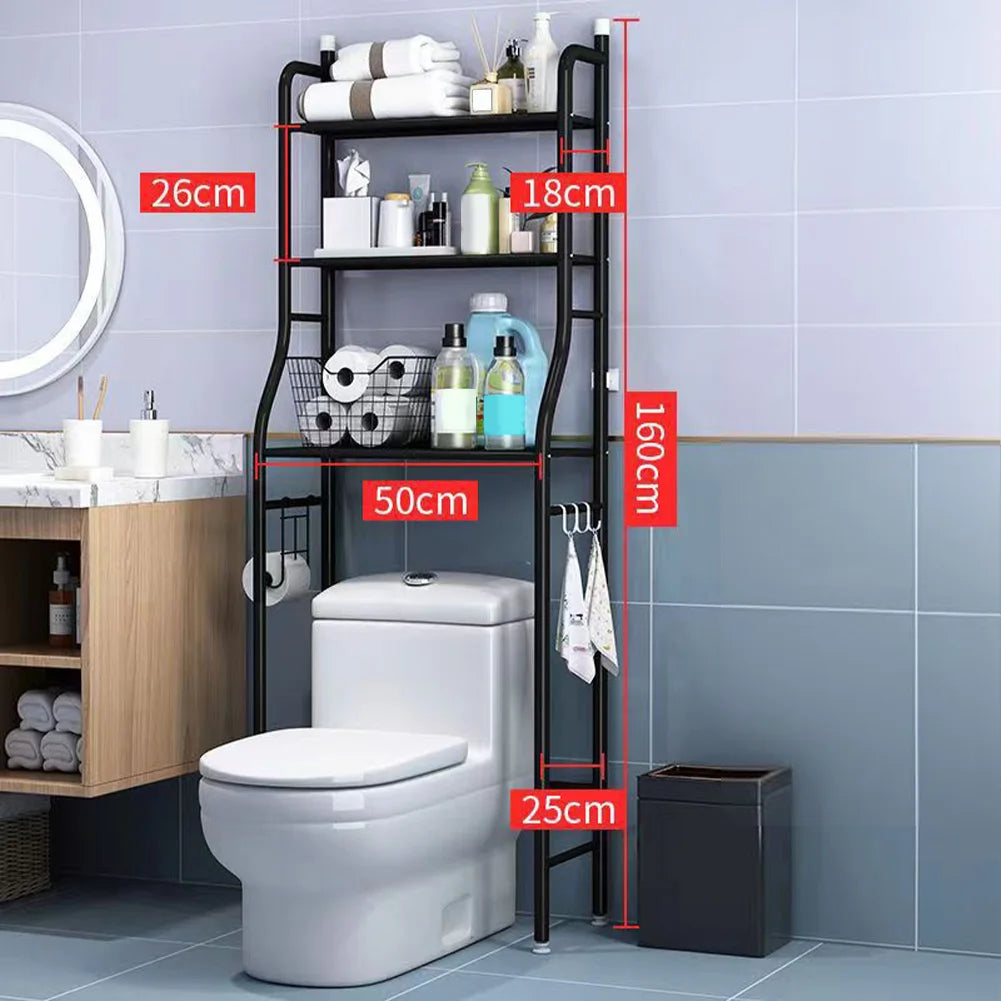 Over The Toilet Storage Metal Organizer