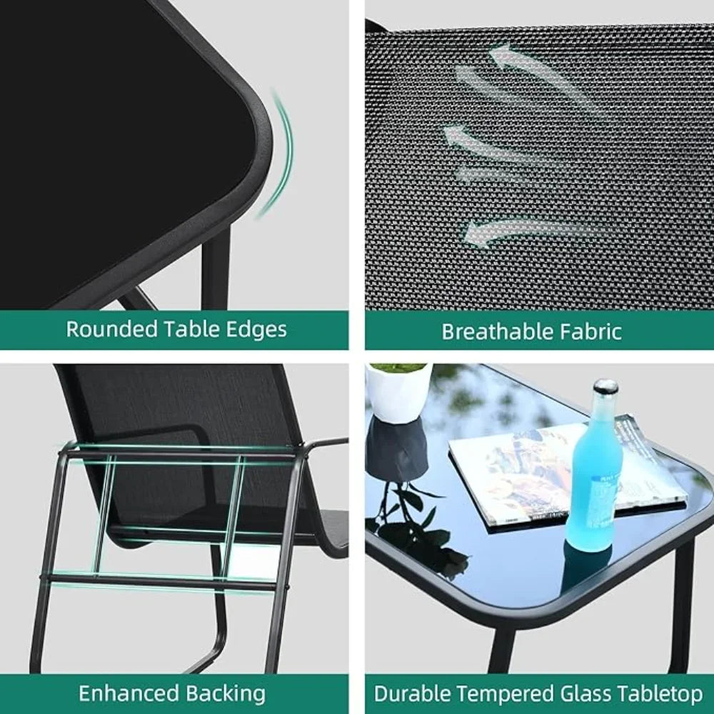 4 Piece Patio Furniture Set