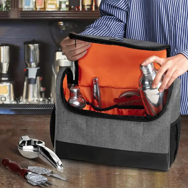 Portable Bartender Travel Kit Bag