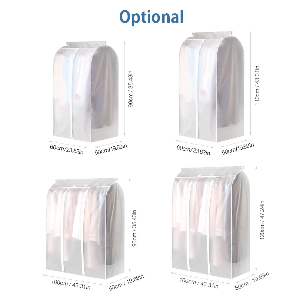 Clothes Storage Bag with Full Zipper