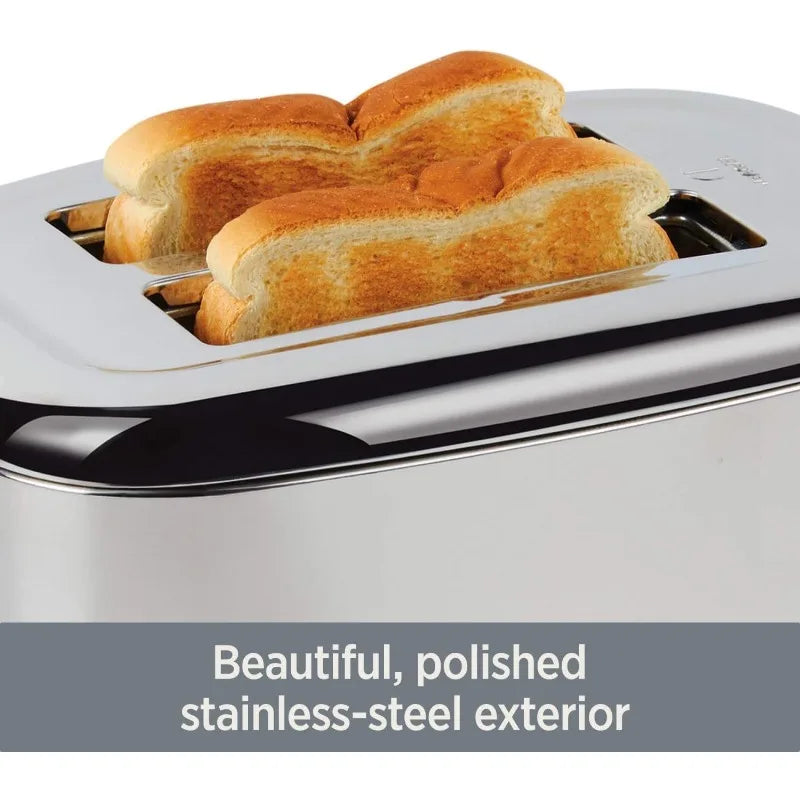 Stainless Steel Toaster 2 slice LED display