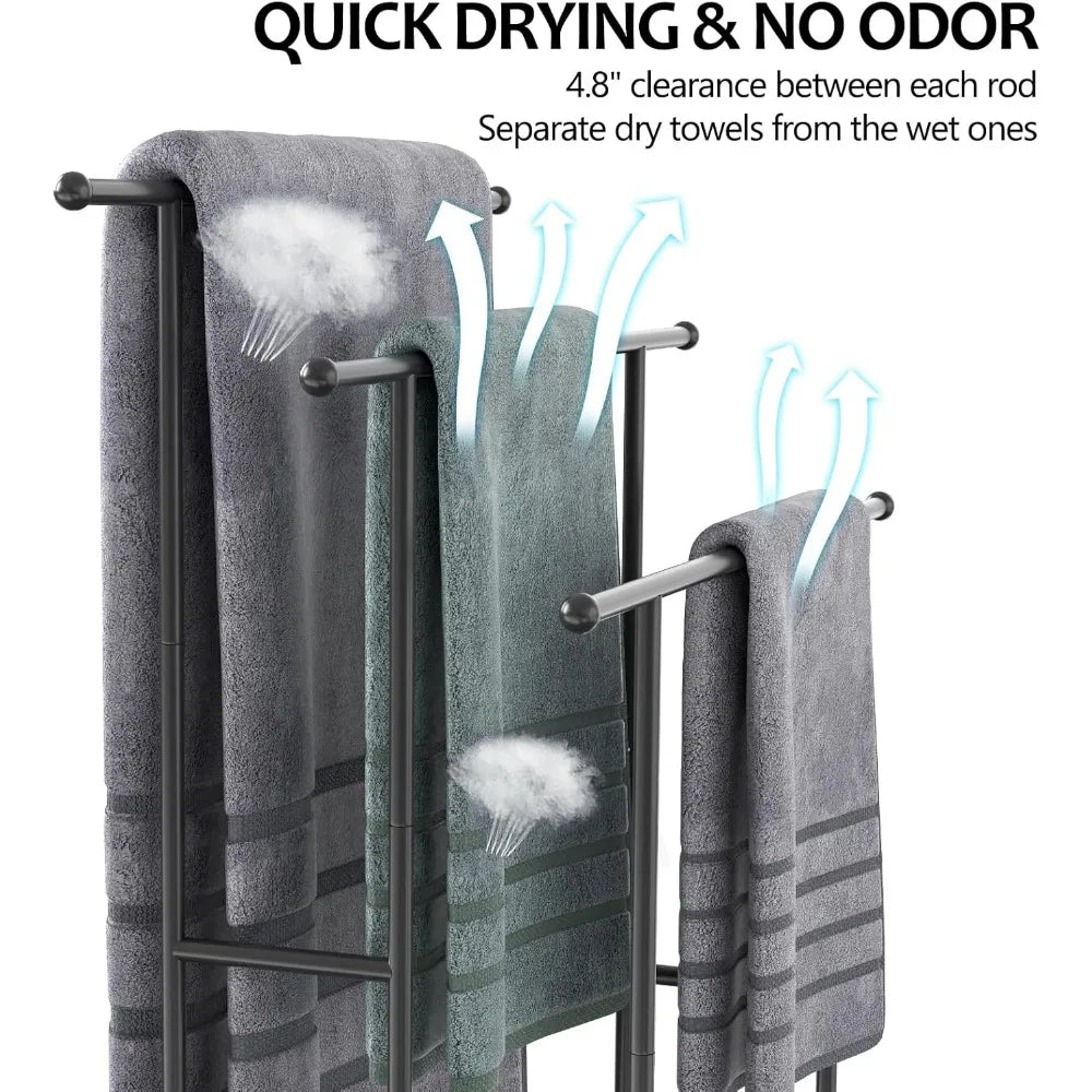3 Tier Freestanding Towel Rack