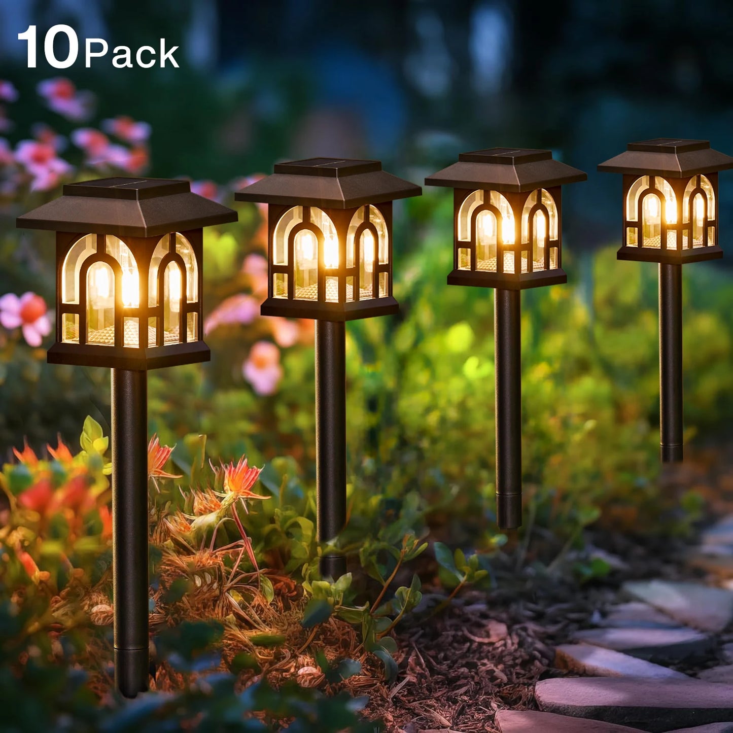 Solar Outdoor Pathway Yard Lights