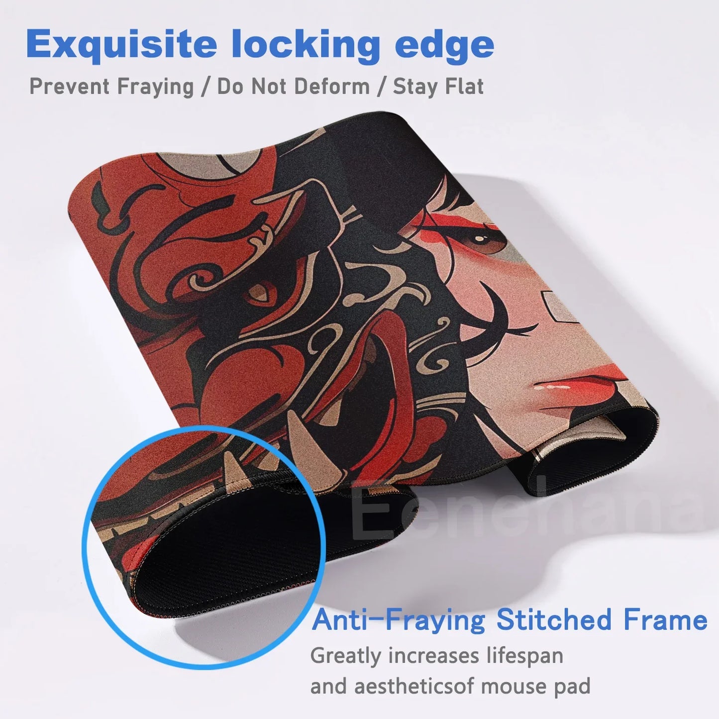 Devil Mask Rubber Mousepad