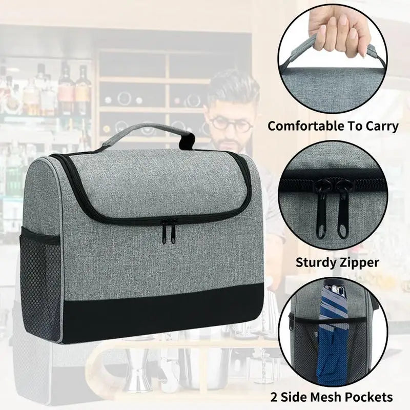 Portable Bartender Travel Kit Bag