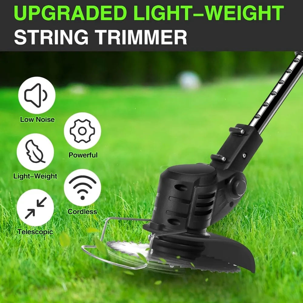 24V Electric Weed Wacker / Lightweight Lawn Trimmer