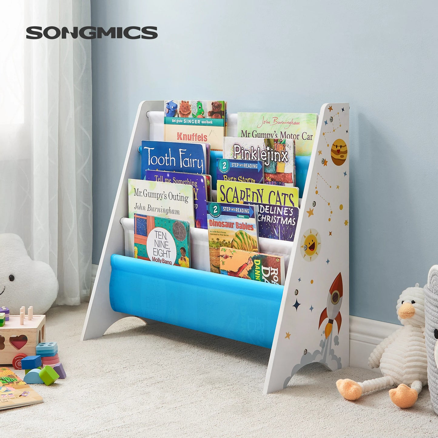 Kids’ Bookcase Organizer for Children's Playroom