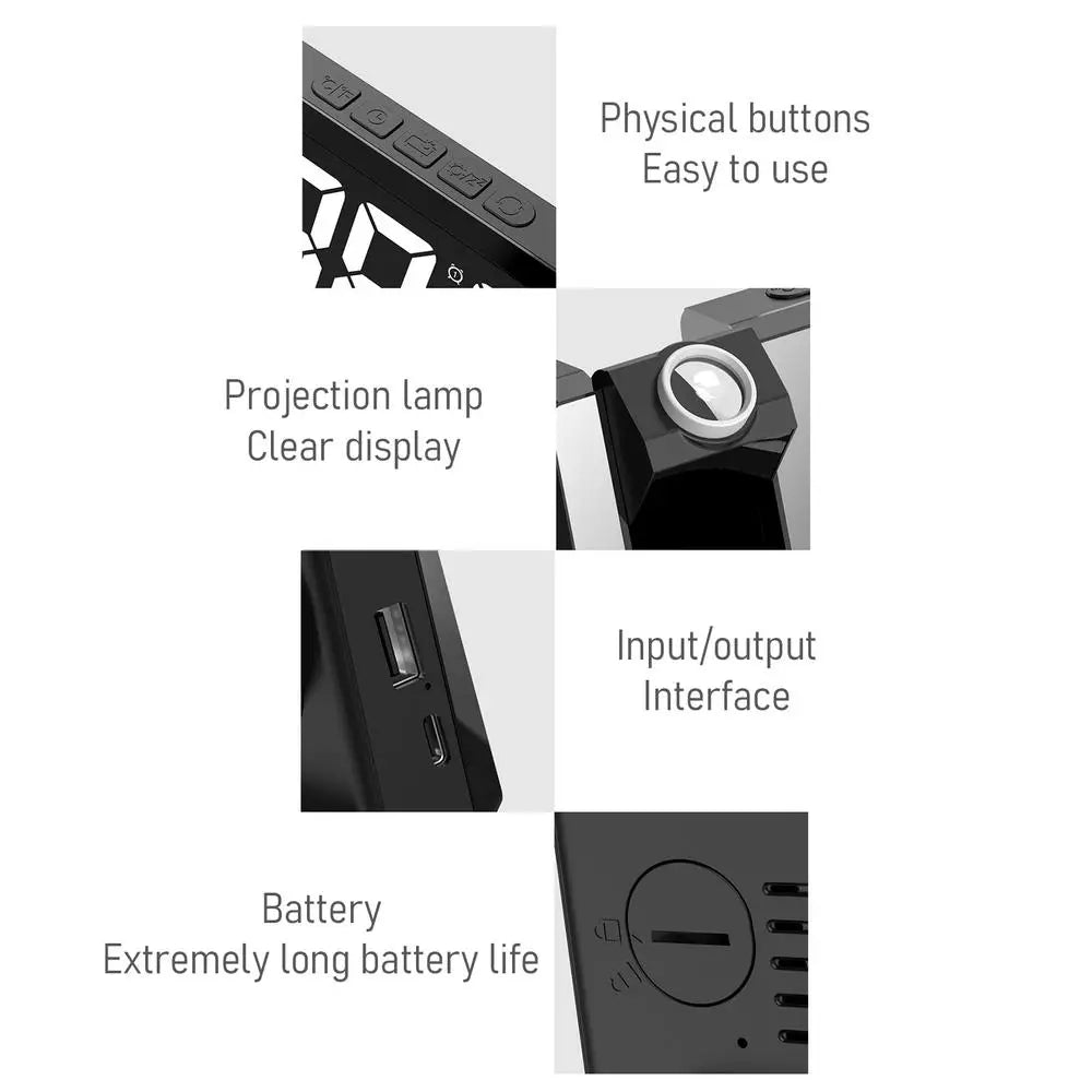 Ceiling Projection Digital Clock Wireless