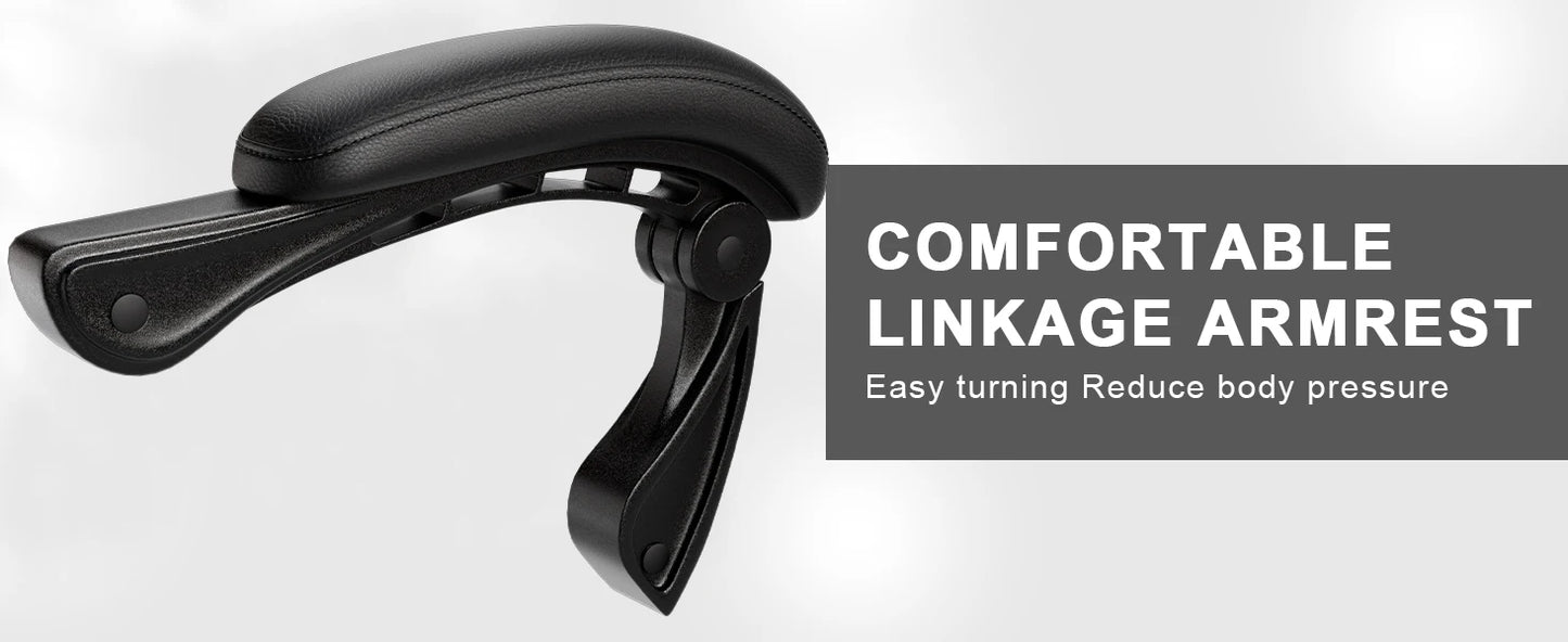 Ergonomic Gaming Chair with Footrest
