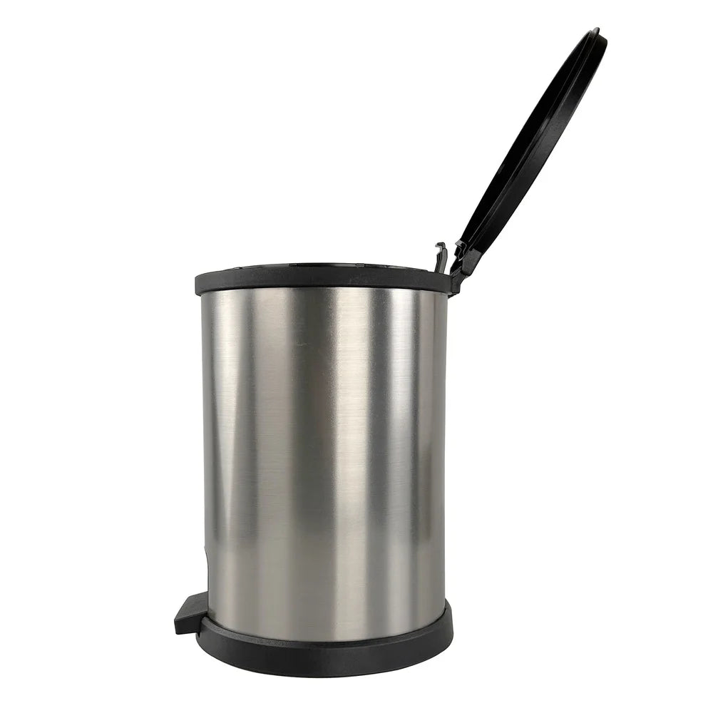 1.5 Gallon Plastic Step Touchless Wastebasket