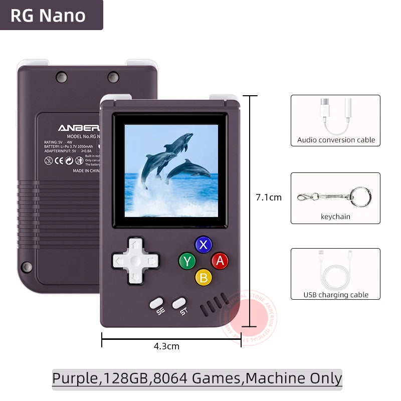 Mini Pocket Handheld Game Player