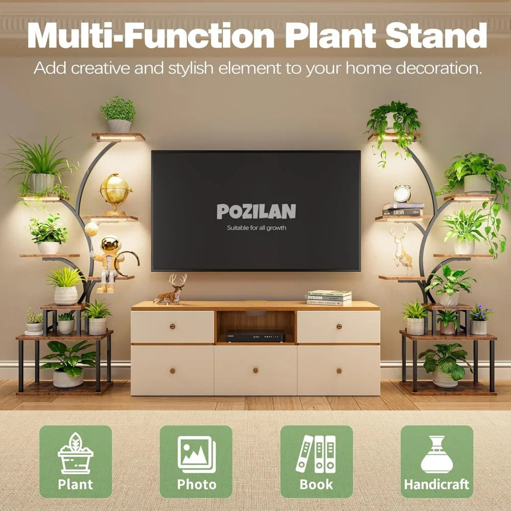 8-Tiered indoor Tall Plant Stands